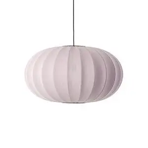 Made By Hand  - Knit-Wit 76 Oval Pendant - Light Pink